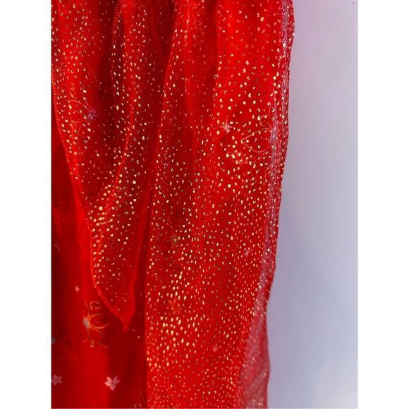 Disney princess red dress 2t little mermaid & friends rn#87652 bling - Picture 4 of 10